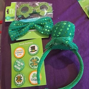 Festive Green St. Patrick's Day 4 pc Set